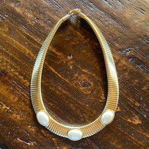 Vintage Gold-Tone Choker/Statement Necklace